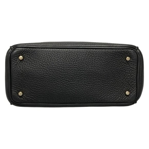 Auth DIOR/ChristianDior Diorissimo Black Pink Leather Tote Bag - Picture 5 of 16